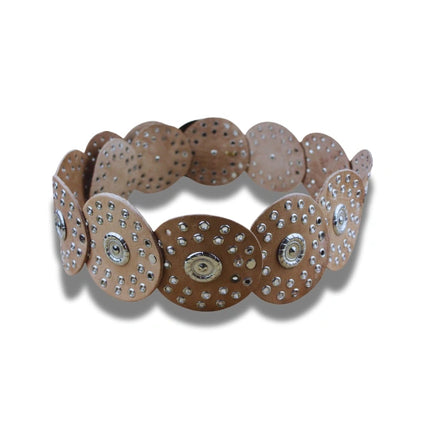 Cinturón Estilo Western con Conchos - CJ0017