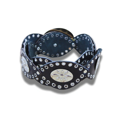 Cinturón de Cuero con Conchos - CJ0155