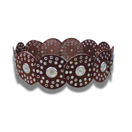 Cinturón Estilo Western con Conchos - CJ0017
