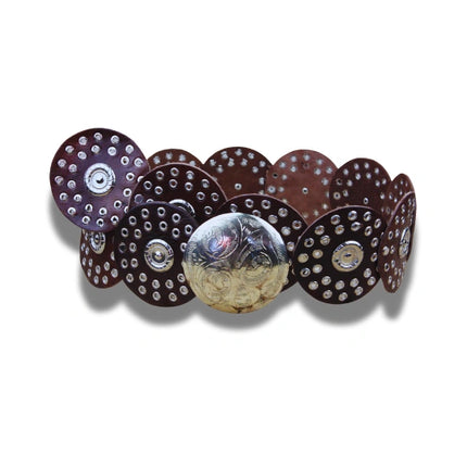 Cinturón Estilo Western con Conchos - CJ0017
