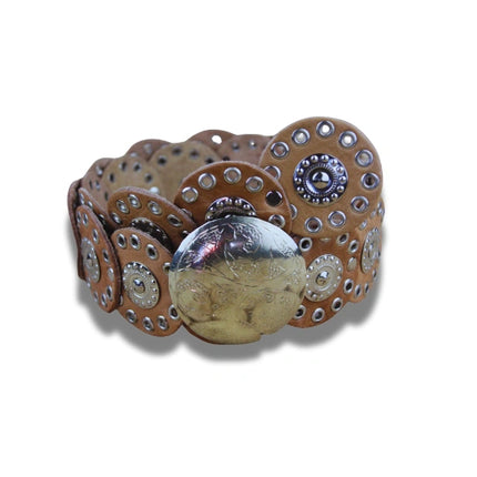 Cinturón Estilo Western con Conchos - CJ0155