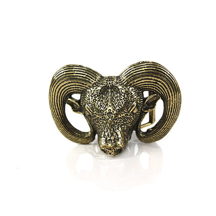 Hebilla para Cinturón de Carnero (Aries) | Acabado en Metal (CJ63401/3)