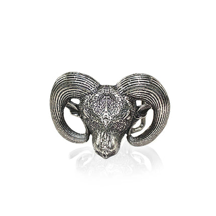Hebilla para Cinturón de Carnero (Aries) | Acabado en Metal (CJ63401/3)
