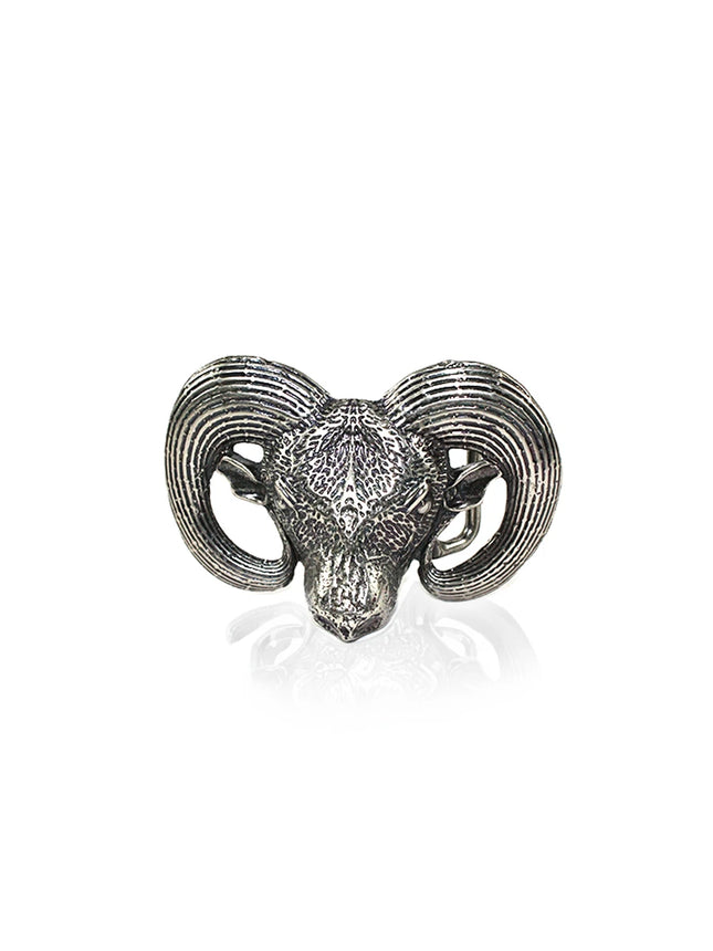 Hebilla para Cinturón de Carnero (Aries) | Acabado en Metal (CJ63401/3)