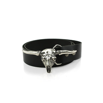 Hebilla de Calavera de Toro Longhorn | Estilo Western (CJ63405/3)