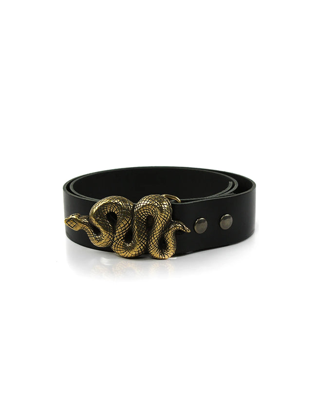 Hebilla de Serpiente Enroscada | Estilo Místico en Metal (CJ63412/1)