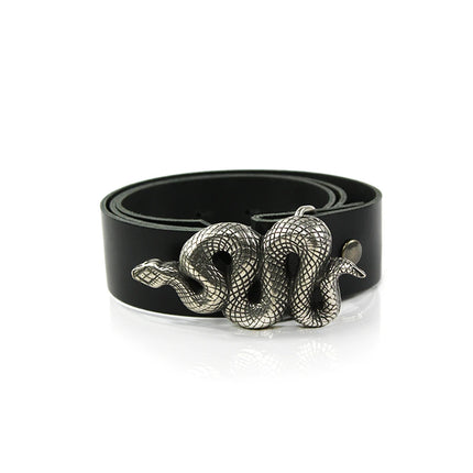 Hebilla de Serpiente Enroscada | Estilo Místico en Metal (CJ63412/1)