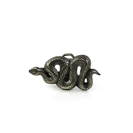 Hebilla de Serpiente Enroscada | Estilo Místico en Metal (CJ63412/1)