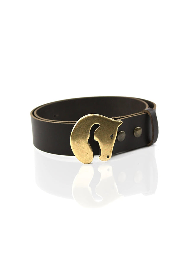 Hebilla Minimalista de Cabeza de Caballo | Diseño de Silueta (CJ63731)
