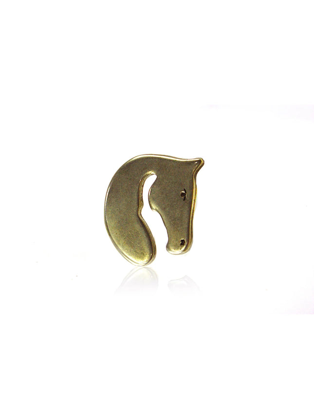 Hebilla Minimalista de Cabeza de Caballo | Diseño de Silueta (CJ63731)